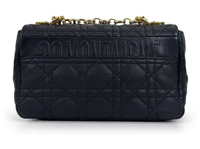 Dior Borsa a tracolla Carriage Suppl in pelle Small Nero - vista 6