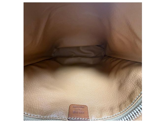 Borsa a secchiello a tracolla Céline marrone pelle - vista 17