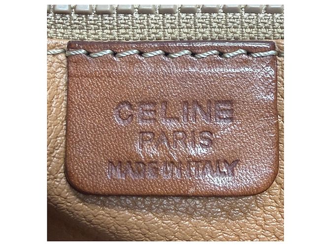 Borsa a secchiello a tracolla Céline marrone pelle - vista 20
