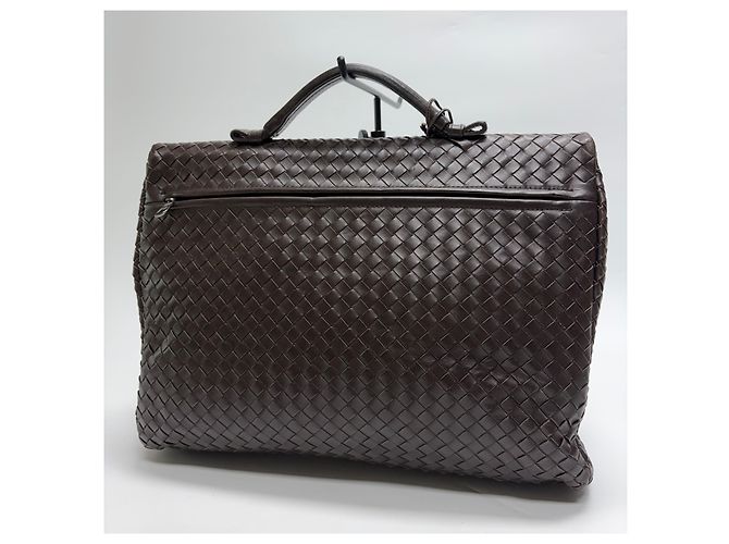 Bottega Veneta Borsetta Intrecciato Marrone - vista 10