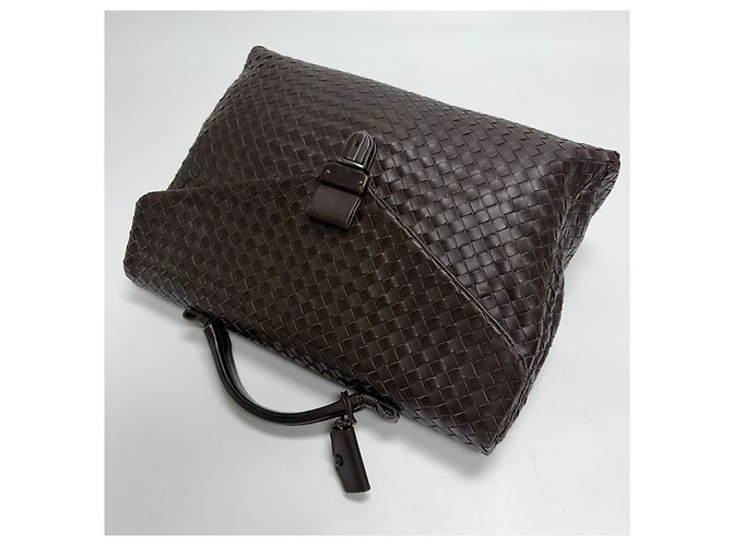 Bottega Veneta Borsetta Intrecciato Marrone - vista 12