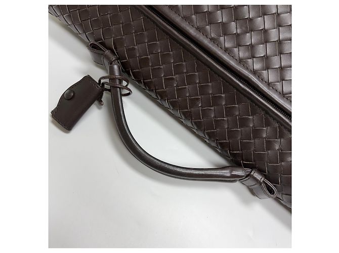 Bottega Veneta Borsetta Intrecciato Marrone - vista 15