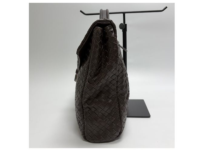 Bottega Veneta Borsetta Intrecciato Marrone - vista 7