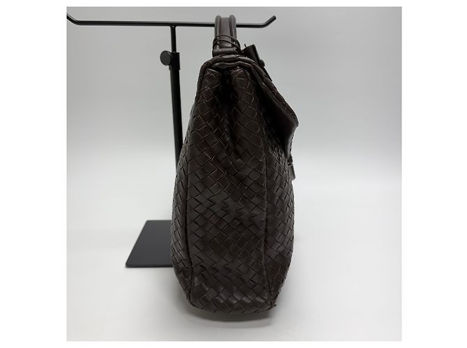 Bottega Veneta Borsetta Intrecciato Marrone - vista 8