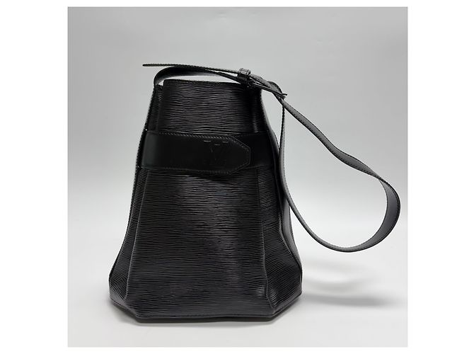Bucket Louis Vuitton Borsa a Secchiello Saddle PM Borsa a Tracolla Nero - vista 2