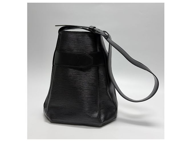 Bucket Louis Vuitton Borsa a Secchiello Saddle PM Borsa a Tracolla Nero - vista 3
