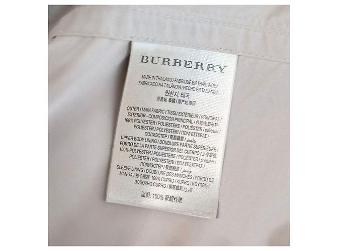 Trench Coat Burberry com capuz bege Marrom - vista 7