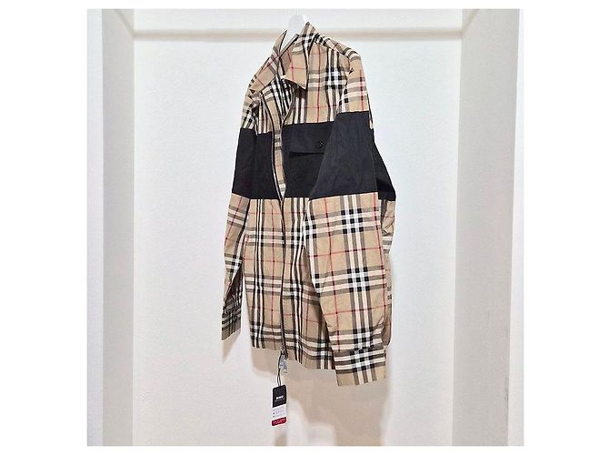 Burberry Vintage Karierter Zip-Jacke Braun - Ansicht 2