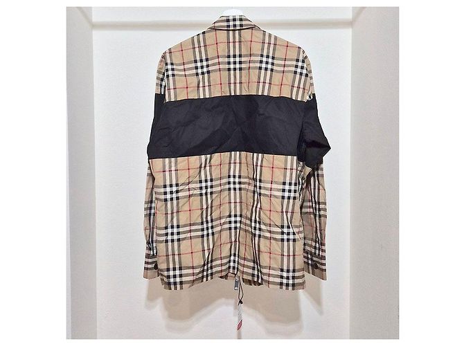 Burberry Vintage Karierter Zip-Jacke Braun - Ansicht 3