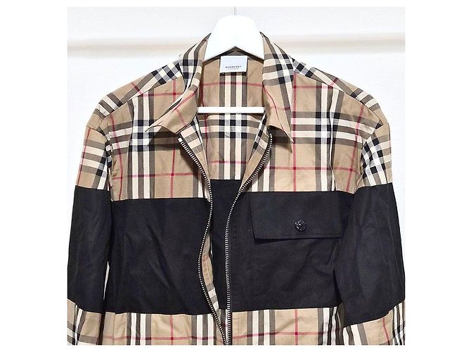Burberry Vintage Karierter Zip-Jacke Braun - Ansicht 4