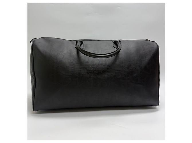 Dior Borsa Boston Trotter Nera Borsa da Viaggio Unisex Nero - vista 11