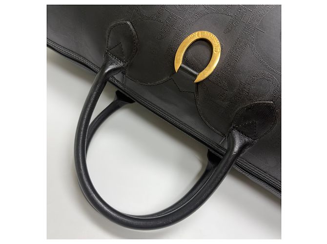 Dior Borsa Boston Trotter Nera Borsa da Viaggio Unisex Nero - vista 13