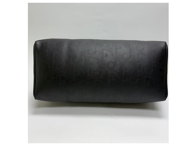 Dior Borsa Boston Trotter Nera Borsa da Viaggio Unisex Nero - vista 16