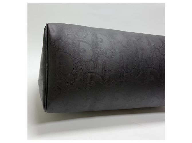 Dior Borsa Boston Trotter Nera Borsa da Viaggio Unisex Nero - vista 18