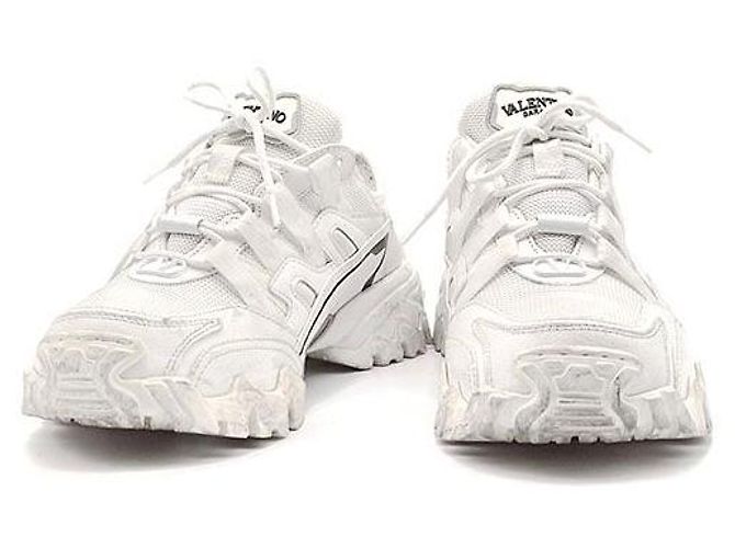 Sneakers Climber Valentino in pelle bianca Bianco - vista 2