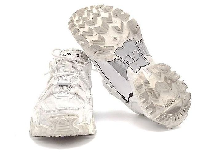 Sneakers Climber Valentino in pelle bianca Bianco - vista 6