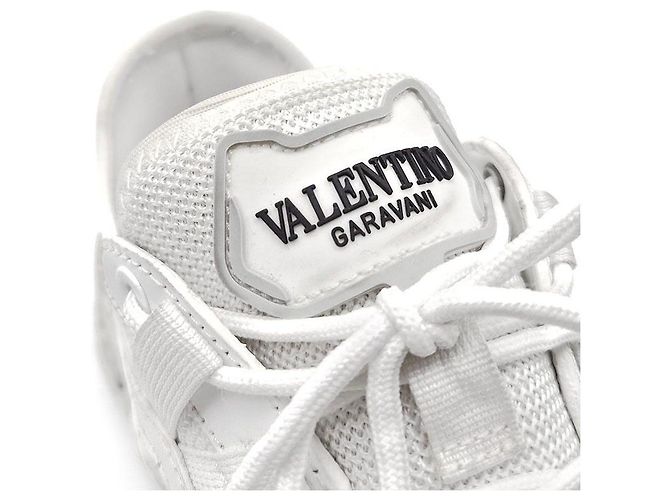 Sneakers Climber Valentino in pelle bianca Bianco - vista 7