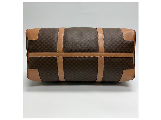 Céline Borsa Boston Macadam Borsa da viaggio unisex Marrone - vista 16