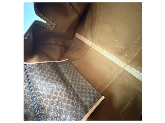Céline Borsa Boston Macadam Borsa da viaggio unisex Marrone - vista 18