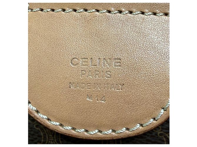 Céline Borsa Boston Macadam Borsa da viaggio unisex Marrone - vista 20
