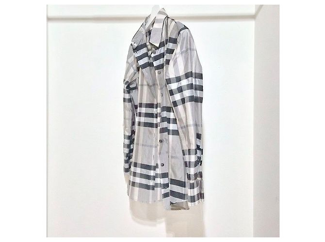 Camicia Burberry in seta a quadri Multicolore - vista 2