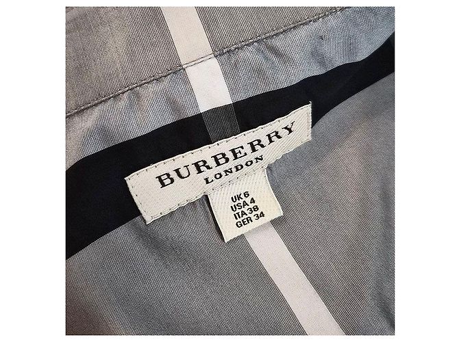 Camicia Burberry in seta a quadri Multicolore - vista 6