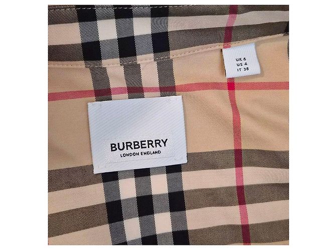 Burberry Abito camicia a quadri vintage Marrone - vista 6