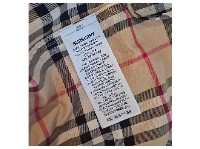 Burberry Abito camicia a quadri vintage Marrone - vista 7