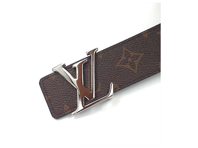 Louis Vuitton Cintura Monogram Reversibile Argento - vista 3