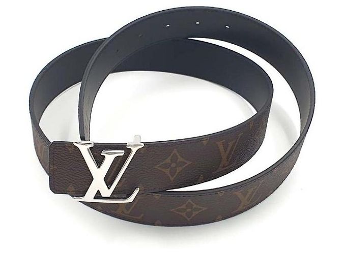 Louis Vuitton Cintura Monogram Reversibile Argento - vista 4