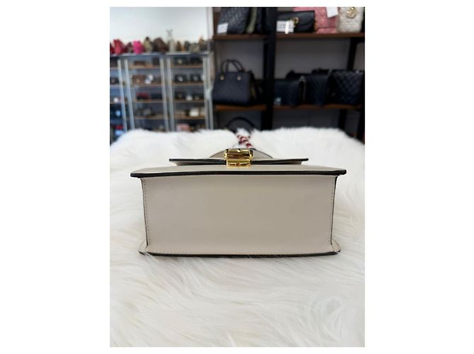 Gucci Borsa a tracolla Sylvie Mini White Bianco - vista 10