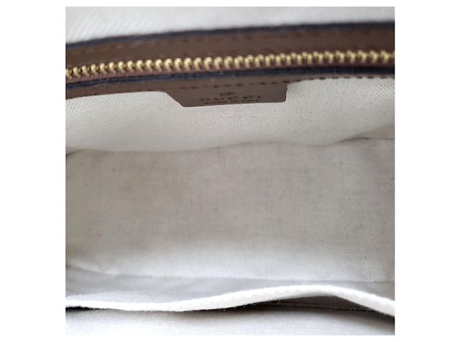 Horsebit 1955 Gucci Borsa Crossbody Mini con Manico Superiore Horsebit Marrone - vista 9