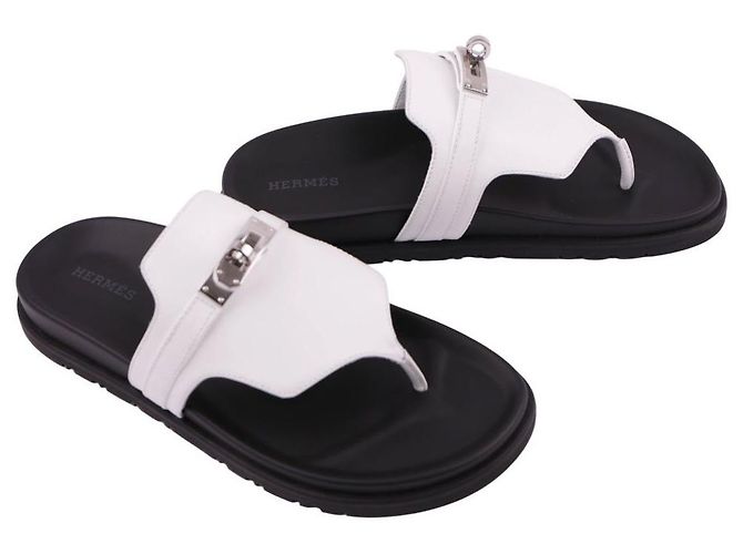 Hermès Sandalen Weiß - Ansicht 10