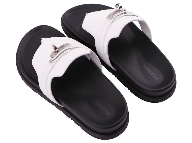 Hermès Sandalen Weiß - Ansicht 9