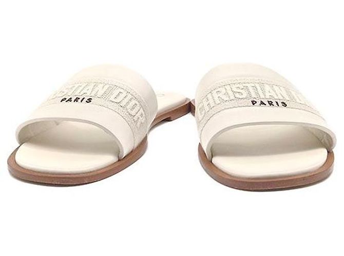 Miu Miu Pantofole Dway in vitello Bianco - vista 2