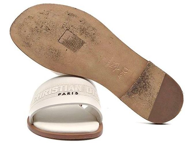 Miu Miu Pantofole Dway in vitello Bianco - vista 6