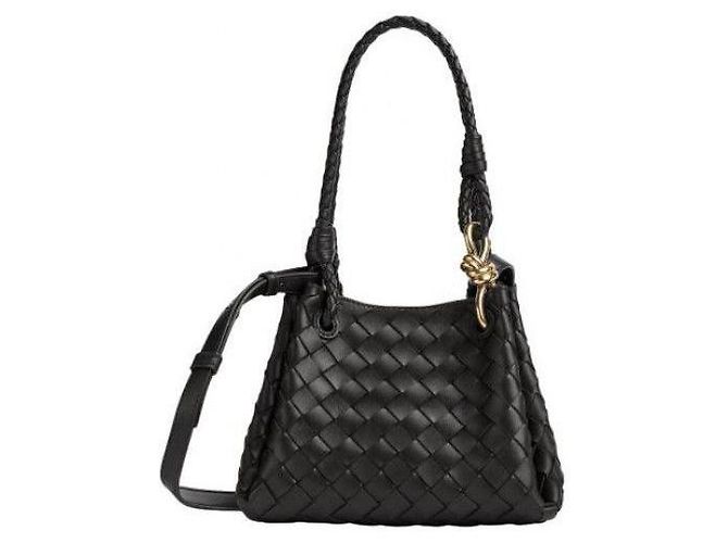 Bottega Veneta Borsa Parachute Piccola VCPPT Nero - vista 4