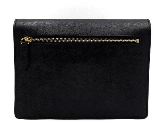 Burberry Macken Small Flap Schultertasche und Crossbody aus schwarzem Leder House Check - Ansicht 5