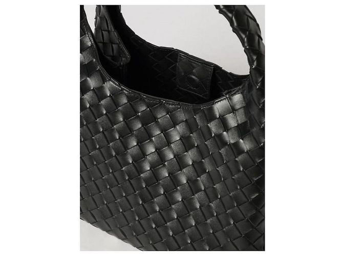 Bottega Veneta Campana Medium Tasche Schwarz - Ansicht 8
