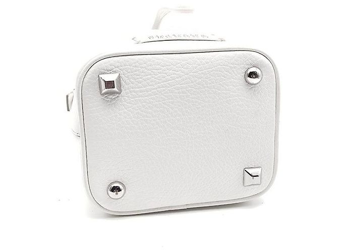 Maison Martin Margiela Borsa a secchiello Maison Margiela 5AC bianca in nylon Bianco - vista 7