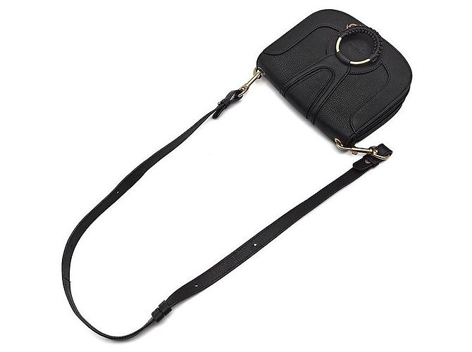 Chloé Borsa See by Chloe Hana Medium Nera in Pelle Nero - vista 4