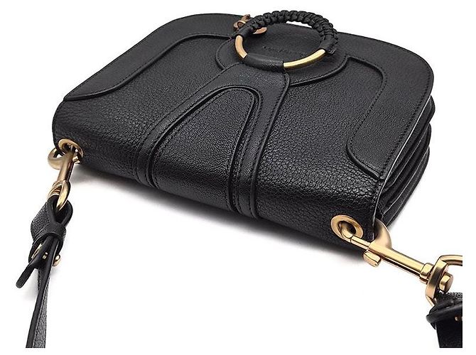 Chloé Borsa See by Chloe Hana Medium Nera in Pelle Nero - vista 6