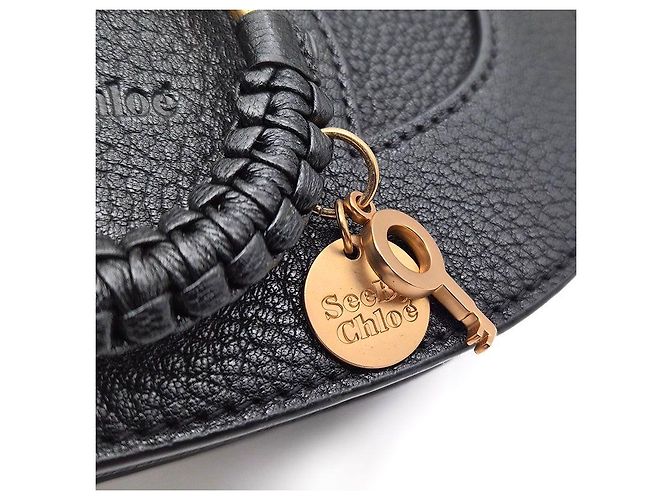 Chloé Borsa See by Chloe Hana Medium Nera in Pelle Nero - vista 8