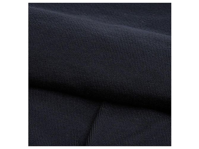 Moncler Cardigan in lana imbottito con zip da uomo Nero - vista 6