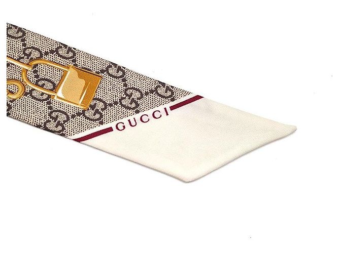 Foulard in seta Gucci Valigeria Multicolore - vista 3