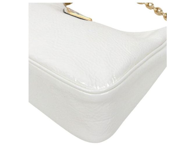 Prada Borsa a tracolla Hobo Re-edition in Nappa bianca Bianco - vista 6