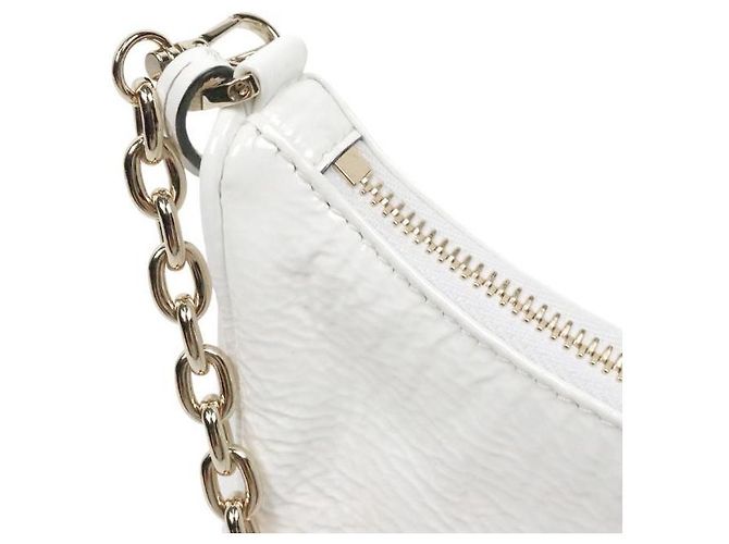 Prada Borsa a tracolla Hobo Re-edition in Nappa bianca Bianco - vista 8