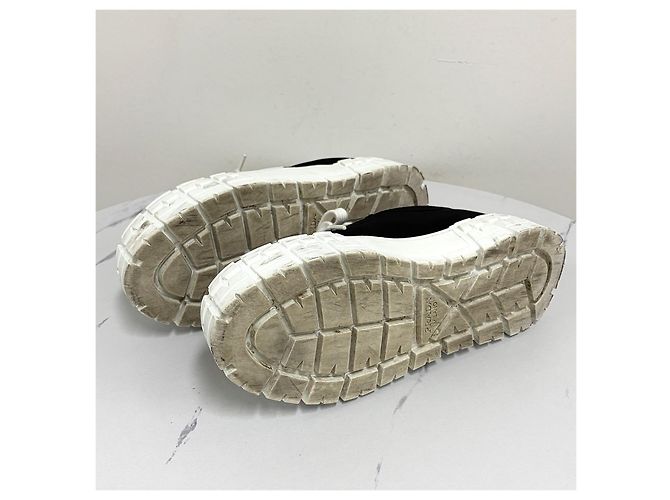 Prada Sneakers in Gabardine Re-Nylon Nero - vista 2