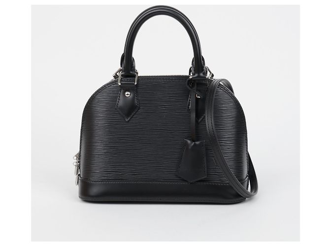 Louis Vuitton Borsa a mano e a tracolla Alma BB in pelle Epi Nero - vista 2