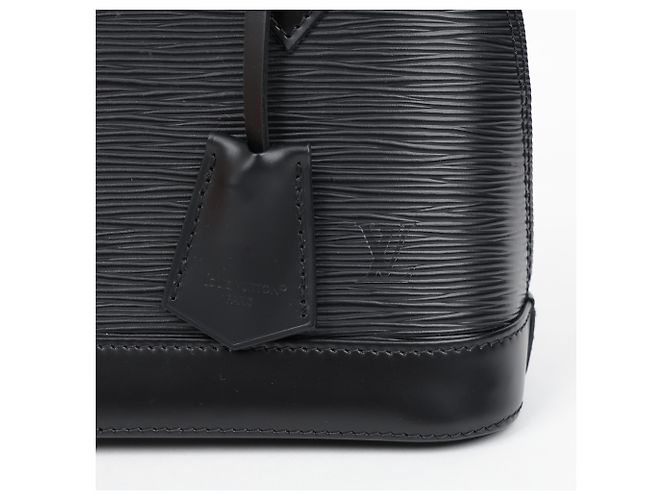 Louis Vuitton Borsa a mano e a tracolla Alma BB in pelle Epi Nero - vista 3